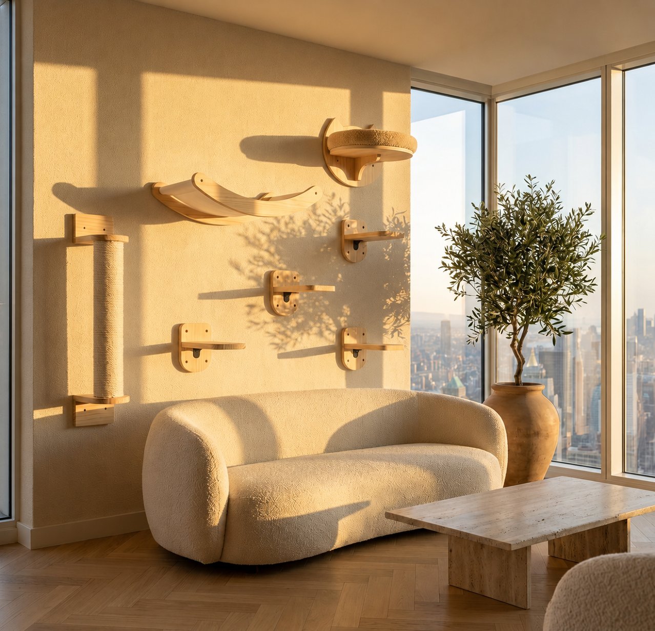 Arquitectura Nekko en apartamento urbano